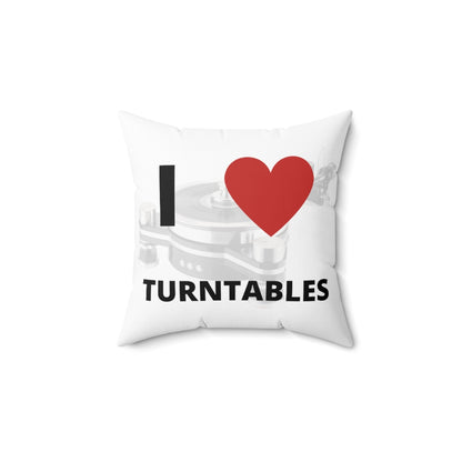 I <3 Turntables Pillow