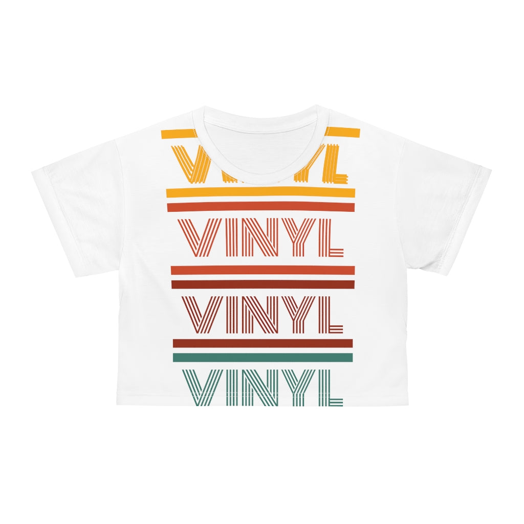 Vinyl Vinyl Vinyl Crop Tee